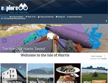 Tablet Screenshot of explore-harris.com